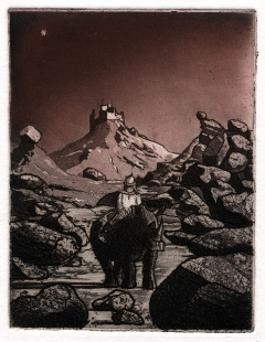 The Fourth wise Man - 8" x 10" - Etching/Aquatint