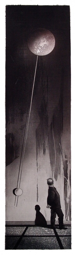 The Pendulum - 20" x 34" -  Etching/Aquatint