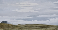 Stormy Skies - 29,5" X 15,5" - Acrylic On Canvas
