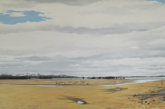 Yellowstone Lake - 56" X 37,5" - Acrylic On Canvas