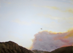 Mountain on Fire - 36,5" x 26.5" - Acrylic/canvas